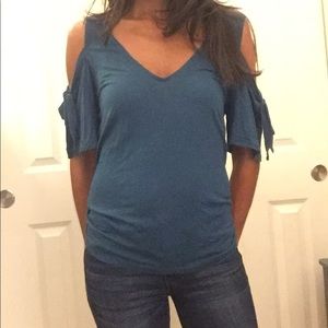 Teal shirt
